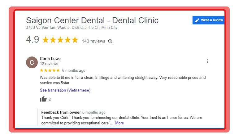 review of patient