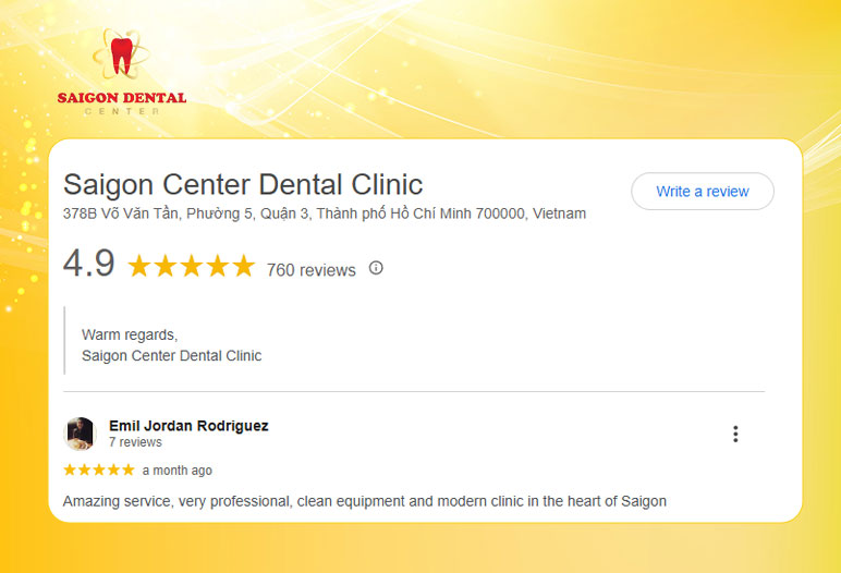 Patient Experience at the Modern Saigon Center Dental Clinic